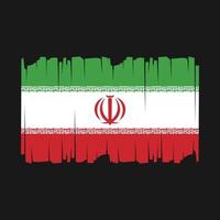 Iran Flag Vector Illustration