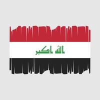 Iraq Flag Vector Illustration
