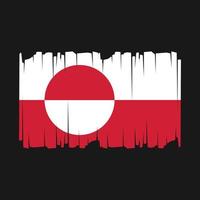 Greenland Flag Vector Illustration