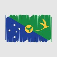 Christmas Islands Flag Vector Illustration