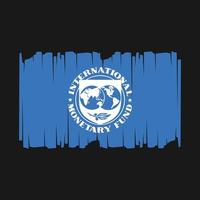 IMF Flag Vector Illustration