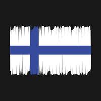 Finland Flag Vector Illustration