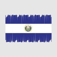 El Salvador Flag Vector Illustration