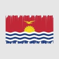 Kiribati bandera vector ilustración