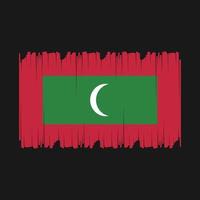 Maldives Flag Vector Illustration