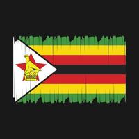 Zimbabue bandera vector ilustración