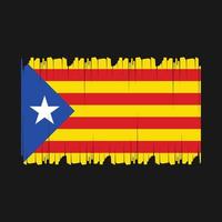 Catalonia Flag Vector Illustration
