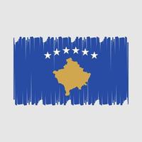 Kosovo Flag Vector Illustration