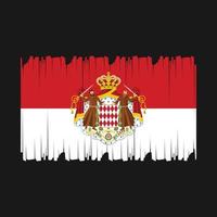 Monaco Flag Vector Illustration