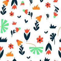 Spring Easter seamless pattern for creative design - vector illustration