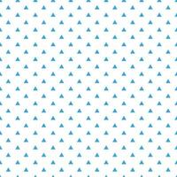 Blue Seamless Triangles Pattern On White Background vector