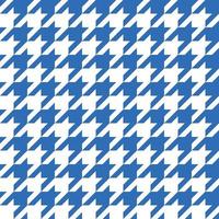 Seamless Blue And White Houndstooth Pattern vector