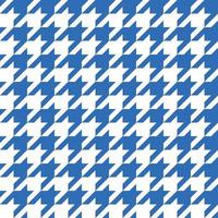 Seamless Blue And White Houndstooth Pattern vector