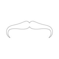 Bigote icono vektor vector