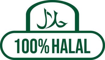 halal logo vector Insignia imagen ilustraciones