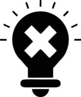 Idea solution icon symbol vector image. Illustration of the creative innovation concept design. EPS 10