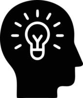 Idea solution icon symbol vector image. Illustration of the creative innovation concept design. EPS 10
