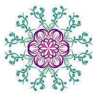 Fantasy flowers in retro, vintage, jacobean embroidery style. Element for design. Vector illustration.