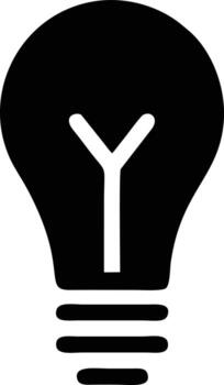 Idea solution icon symbol vector image. Illustration of the creative innovation concept design. EPS 10