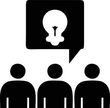 Idea solution icon symbol vector image. Illustration of the creative innovation concept design. EPS 10