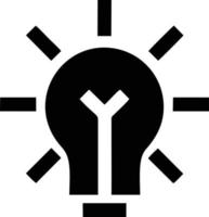 Idea solution icon symbol vector image. Illustration of the creative innovation concept design. EPS 10