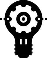 Idea solution icon symbol vector image. Illustration of the creative innovation concept design. EPS 10