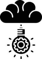 Idea solution icon symbol vector image. Illustration of the creative innovation concept design. EPS 10