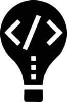 Idea solution icon symbol vector image. Illustration of the creative innovation concept design. EPS 10