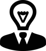 Idea solution icon symbol vector image. Illustration of the creative innovation concept design. EPS 10