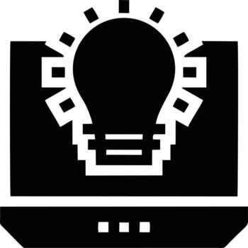 Idea solution icon symbol vector image. Illustration of the creative innovation concept design. EPS 10