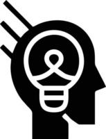 Idea solution icon symbol vector image. Illustration of the creative innovation concept design. EPS 10