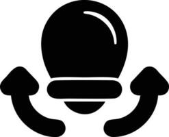 Idea solution icon symbol vector image. Illustration of the creative innovation concept design. EPS 10