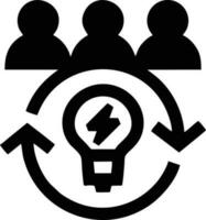 Idea solution icon symbol vector image. Illustration of the creative innovation concept design. EPS 10