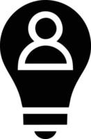 Idea solution icon symbol vector image. Illustration of the creative innovation concept design. EPS 10