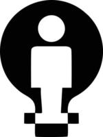 Idea solution icon symbol vector image. Illustration of the creative innovation concept design. EPS 10