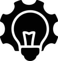 Idea solution icon symbol vector image. Illustration of the creative innovation concept design. EPS 10