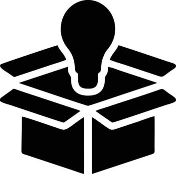 Idea solution icon symbol vector image. Illustration of the creative innovation concept design. EPS 10