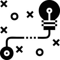 Idea solution icon symbol vector image. Illustration of the creative innovation concept design. EPS 10