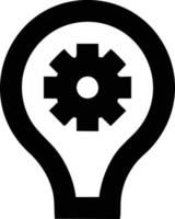 Idea solution icon symbol vector image. Illustration of the creative innovation concept design. EPS 10