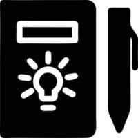 Idea solution icon symbol vector image. Illustration of the creative innovation concept design. EPS 10