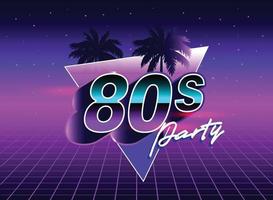 80s Party Invitation Vector Art, Icons, and Graphics for Free Download