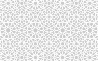 Islamic geometric pattern art illustration vector