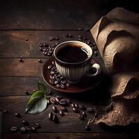 coffe style illustration photo