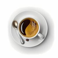 café estilo ilustración ai generado foto