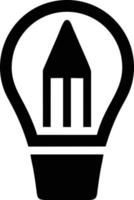 Idea solution icon symbol vector image. Illustration of the creative innovation concept design. EPS 10