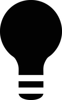 Idea solution icon symbol vector image. Illustration of the creative innovation concept design. EPS 10