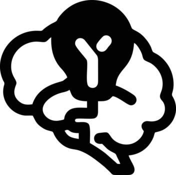 Idea solution icon symbol vector image. Illustration of the creative innovation concept design. EPS 10