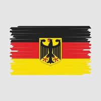 Germany Flag Brush Vector