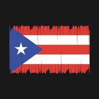 Puerto Rico Flag Vector Illustration