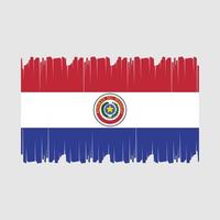 Paraguay Flag Vector Illustration